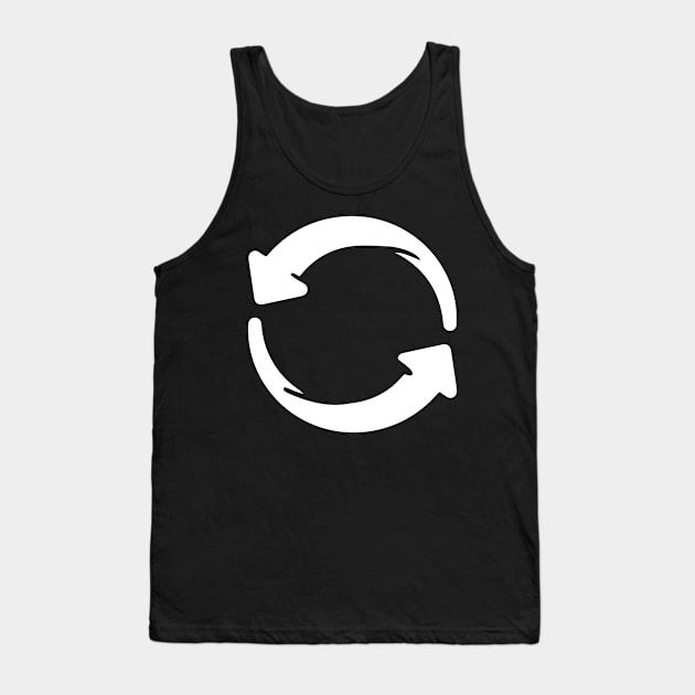 Repeat Symbol Tank Top by Shirtbubble